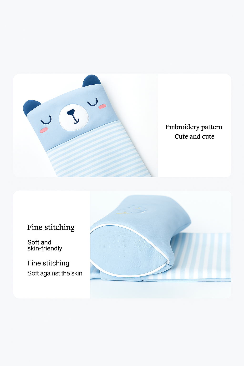 Newborn Head Support Pillow — Soft Ergonomic Baby Pillow