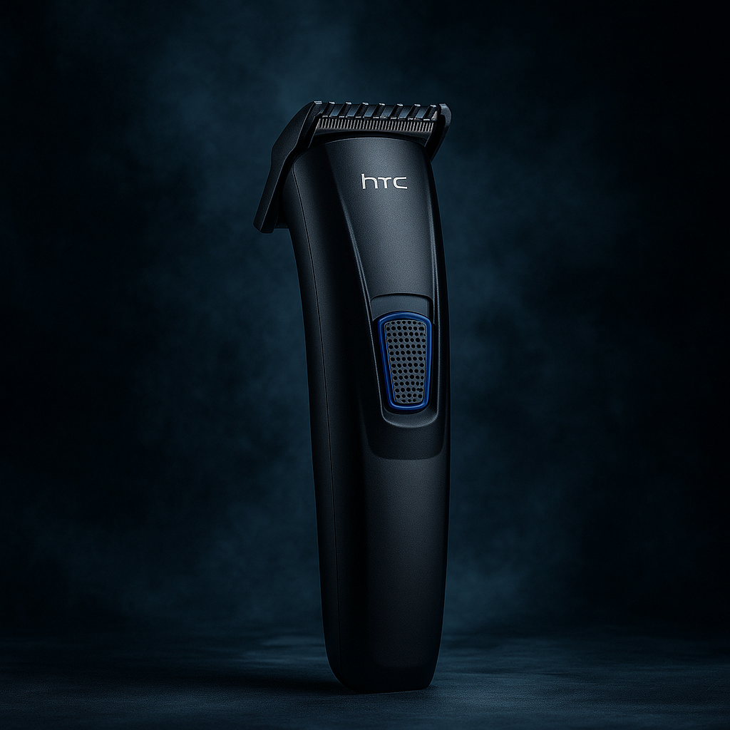 HTC AT-522 Professional Rechargeable Hair & Beard Trimmer | Cordless Grooming Kit with Adjustable Blades